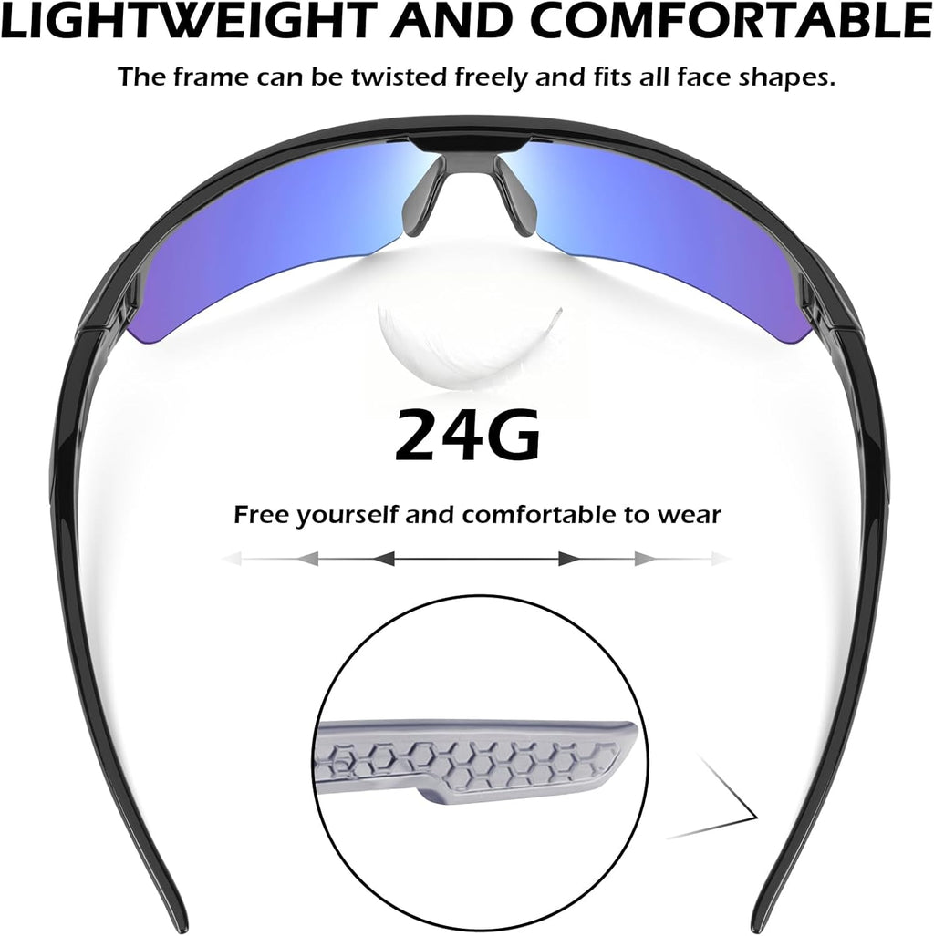 OXG 12 Pack Safety Glasses for Men Women, ANSI Z87.1 Safety Goggles Impact Resistant Protective Eyewear for Work, Outdoor