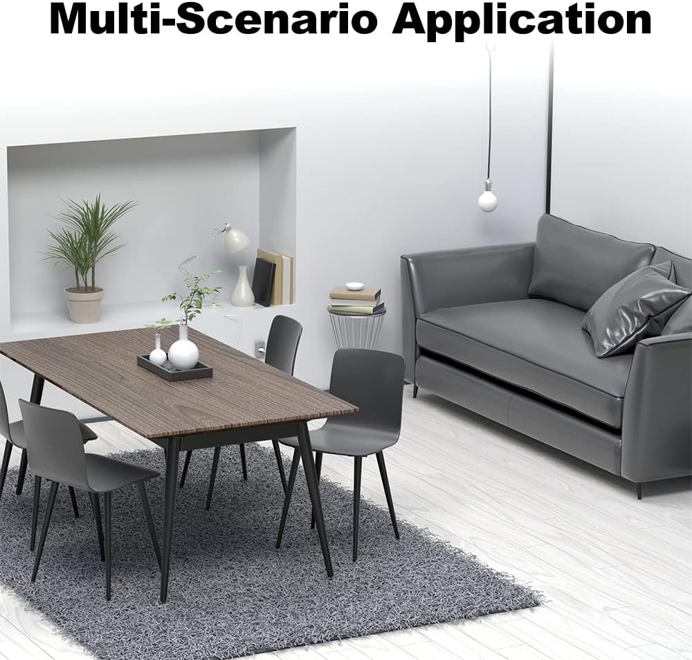 4PCS 12 Inch Matte Black Tapered Angled Legs for Furniture, Metal Mid Century Mordern Feet, Heavy Duty Slanted Stand Legs Kit for Couch, Coffee Table, Desk, Dresser, Sofa, Chair