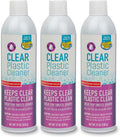 Invisible Glass 91014-3PK 19-Ounce Screen and Plastic Cleaner Protectant and Polish Anti-Fog and Anti-Static for Plastic Surfaces Touchscreens, Plastic Shields and Guards, Electronics, Pack of 3 , white