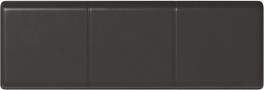 SIMPLIHOME Avalon 54 inch Wide Contemporary Rectangle Extra Large Storage Ottoman Bench in Tanners Brown Vegan Faux Leather, Assembled, for the Living Room, Entryway and Family Room