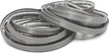 InstaTrim The Original Flexible Trim - 2-Pack of 10ft Grey 1/2" Wide Caulk Tape - Adhesive Trim with Many Uses Including Caulking for Bathtubs, Sinks, Counters, Tile, Floors - Made in USA
