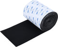Felt Furniture Pads, Heavy Duty Felts Strip Roll with Adhesive Backing Felt Pads Furniture Feet Cuttable Felts Tape for Protecting Hardwood Floors(5 x 120 x 0.12 Inch, Black)