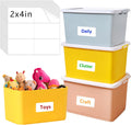 Joyberg Storage Box Labels, 420 Pcs, 2''x4'', Removable, Tear-Resistant, No Residue, for Bottles, Jars, School, Home, Business Organizing