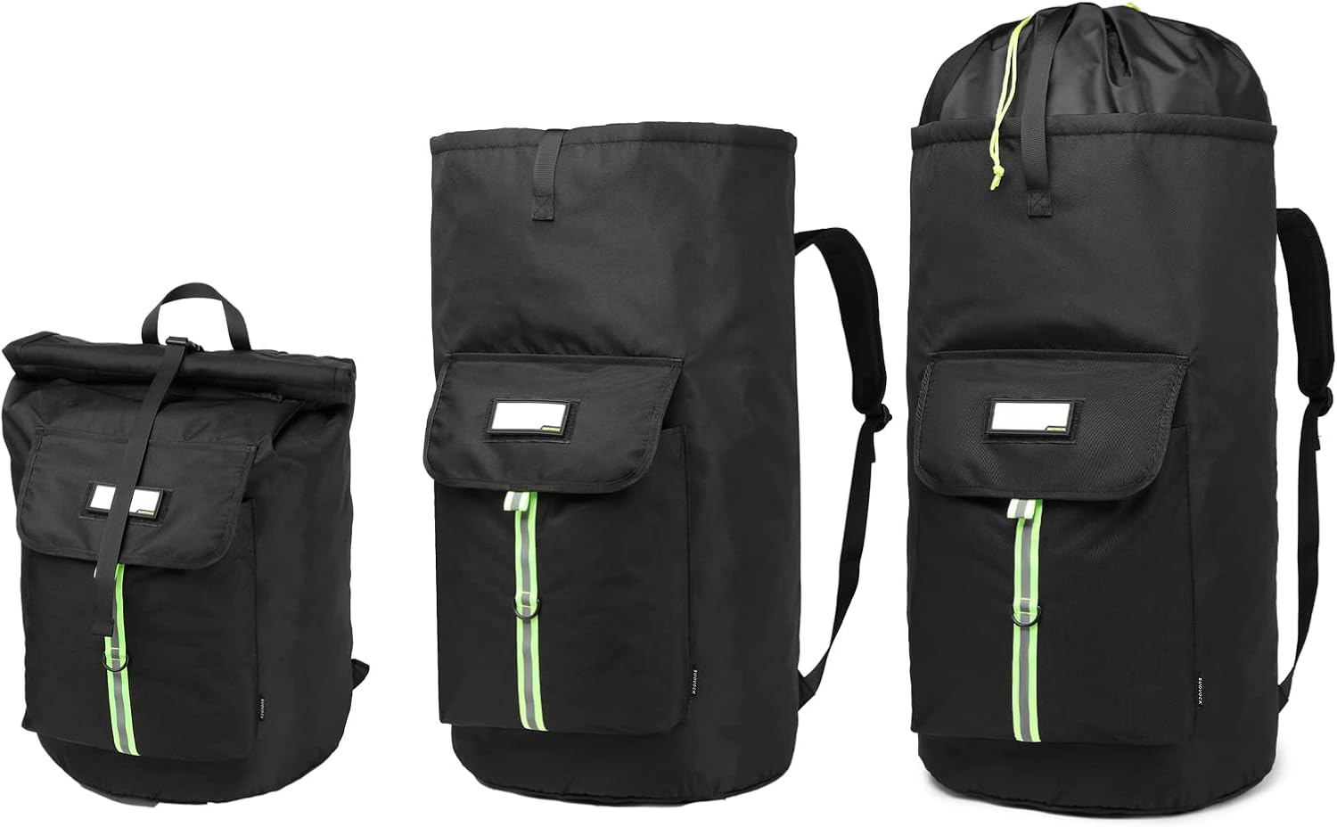 laundry bag backpack,extra-large heavy duty laundry bags,laundry backpack for college students,drawstring closure (Black Laundry Backpack Bag)