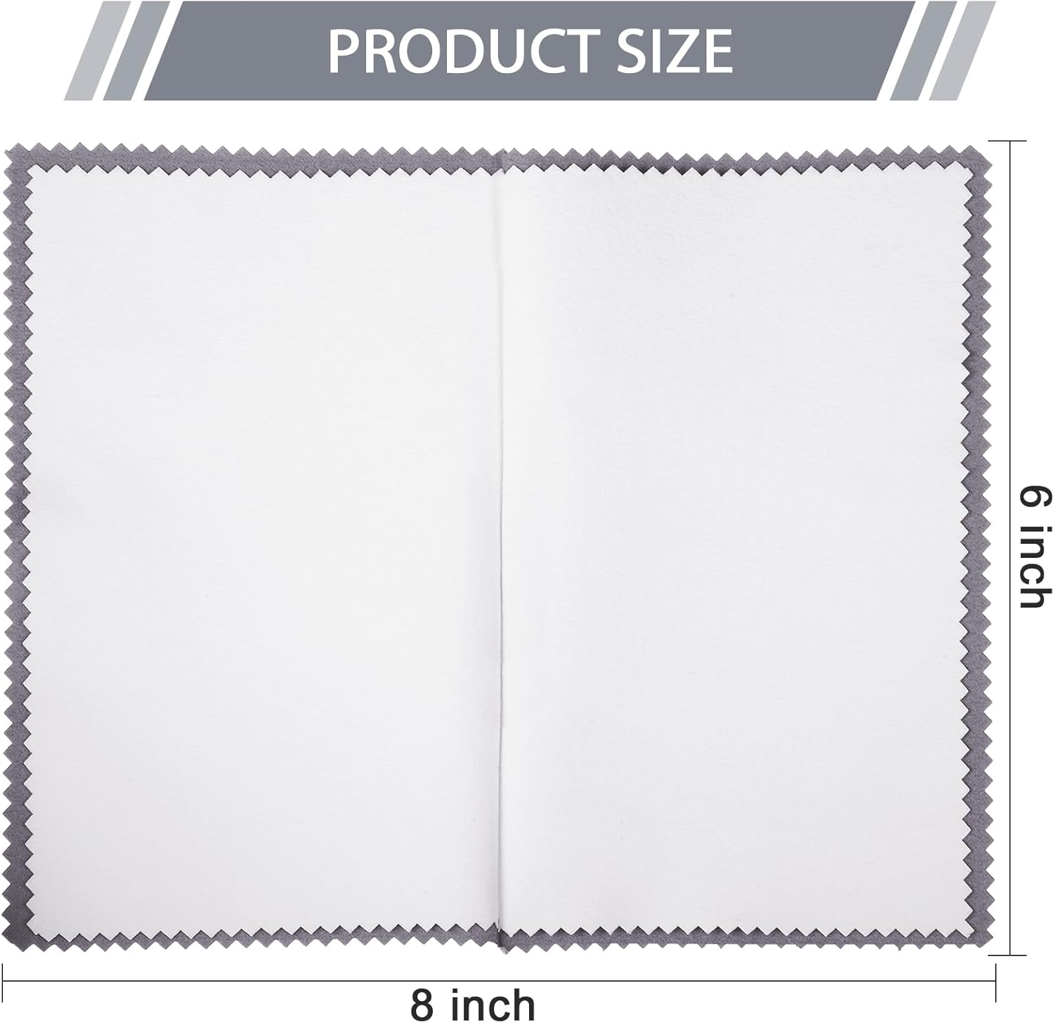 Breling 20 Pcs Silver Jewelry Polishing Cloths 6 x 8 inches Jewelry Cleaning Cloth Sterling Polish Cloths for Jewelry