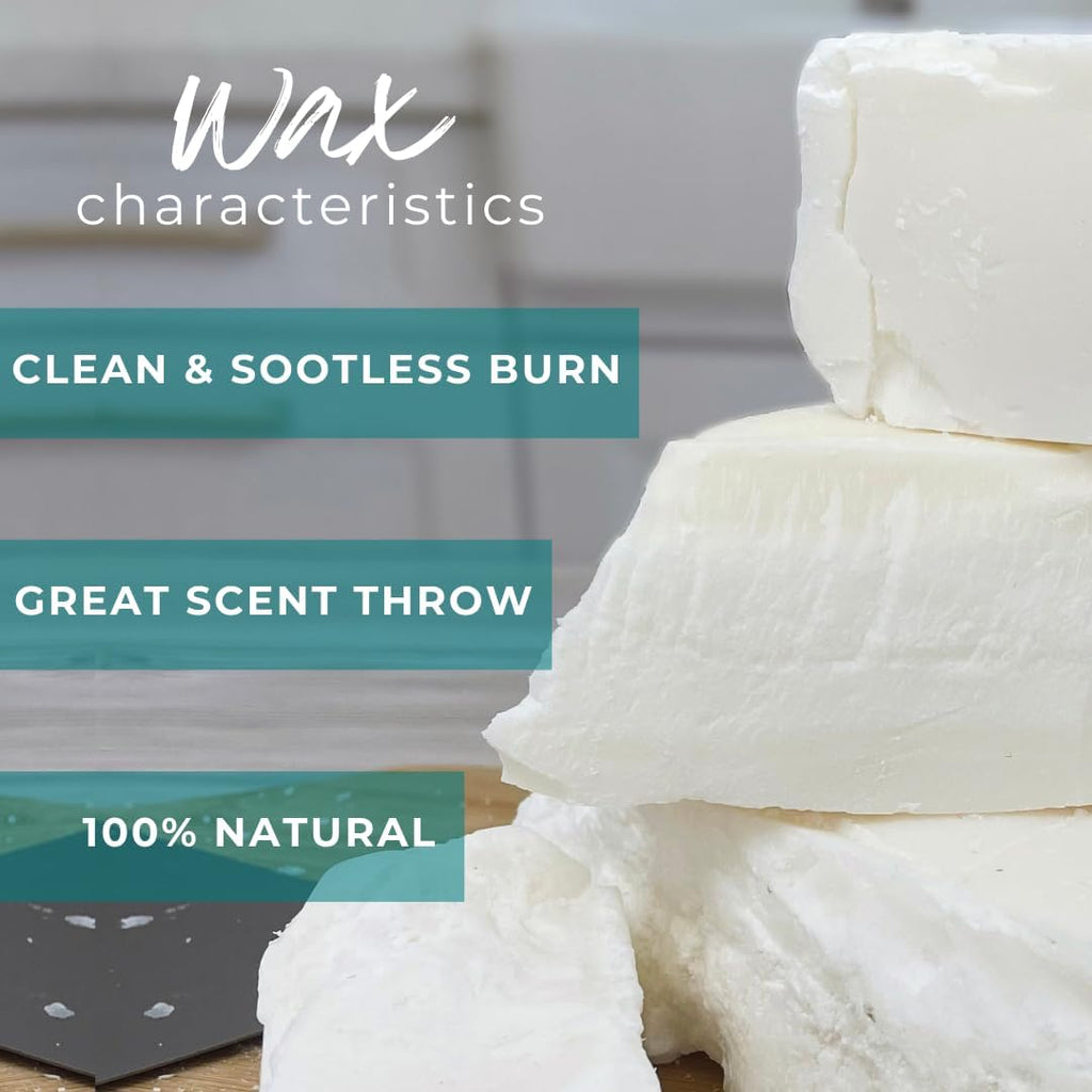 Direct Candle Supply 12lb Soy Wax Blend for Candle Making, Natural Candle Making Supplies, Paraffin Free, Creamy for High Load Fragrance, Candle Blend for Container Candles, Tealights and Wax Melts