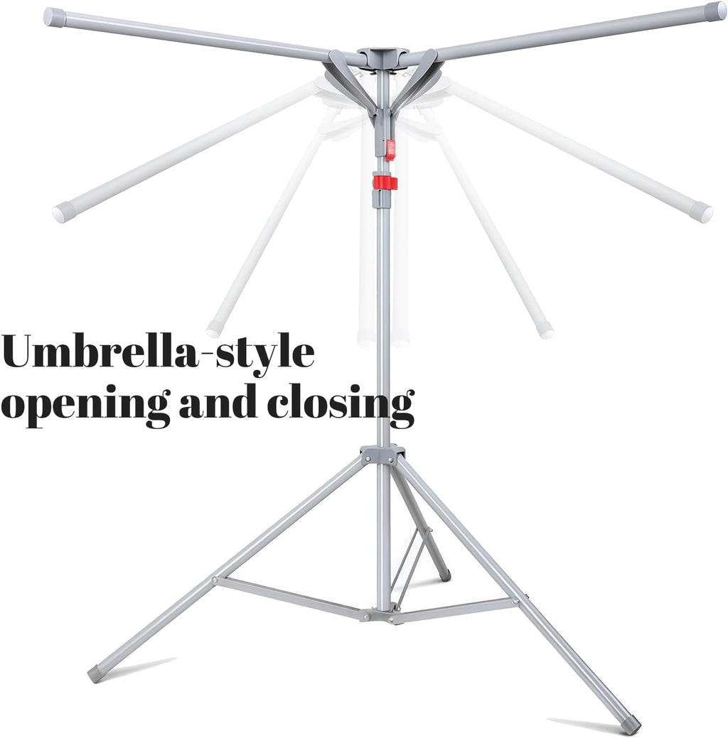 Clothes Drying Rack Foldable & Collapsible Drying Racks Large Capacity Space Saving Indoor Drying Rack for Bedroom,Balcony,Laundry for Indoor/Outdoor