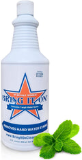 BRING IT ON! CLEANER Hard Water Stain Remover - Soap Scum, Calcium, Lime Scale, Remover for Shower Door, Tile, Glass, Fiberglass, Bathroom, Sink, Stone, Door 32 Ounce