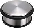 Sumnacon Heavy Duty Floor Door Stopper No Drill, Durability Stainless Steel Door Stops with Anti-Skid Rubber - Contemporary Decorative Safety Door Wedge for Home Office Commercial Industrial, Silver