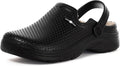 Womens Mens Fur Lined Clogs Waterproof Garden Shoes Winter Warm Fleece Lining Fuzzy House Home Slippers Indoor Outdoor Mules