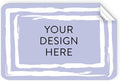 100 Custom Vinyl Stickers - Upload Your own Image, Text, Design, Logo - Personalized Logo Labels for Handmade, Packaging, Bottle, Jars, Candle, Brand Stickers (Lavender Swirls, 4x2)