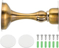 MECCANIXITY Magnetic Door Stoppers Stainless Steel Door Stops, Wall Floor Mounted Doors Holder Keep Doors Open for Home Office Closet (Golden Bronze)