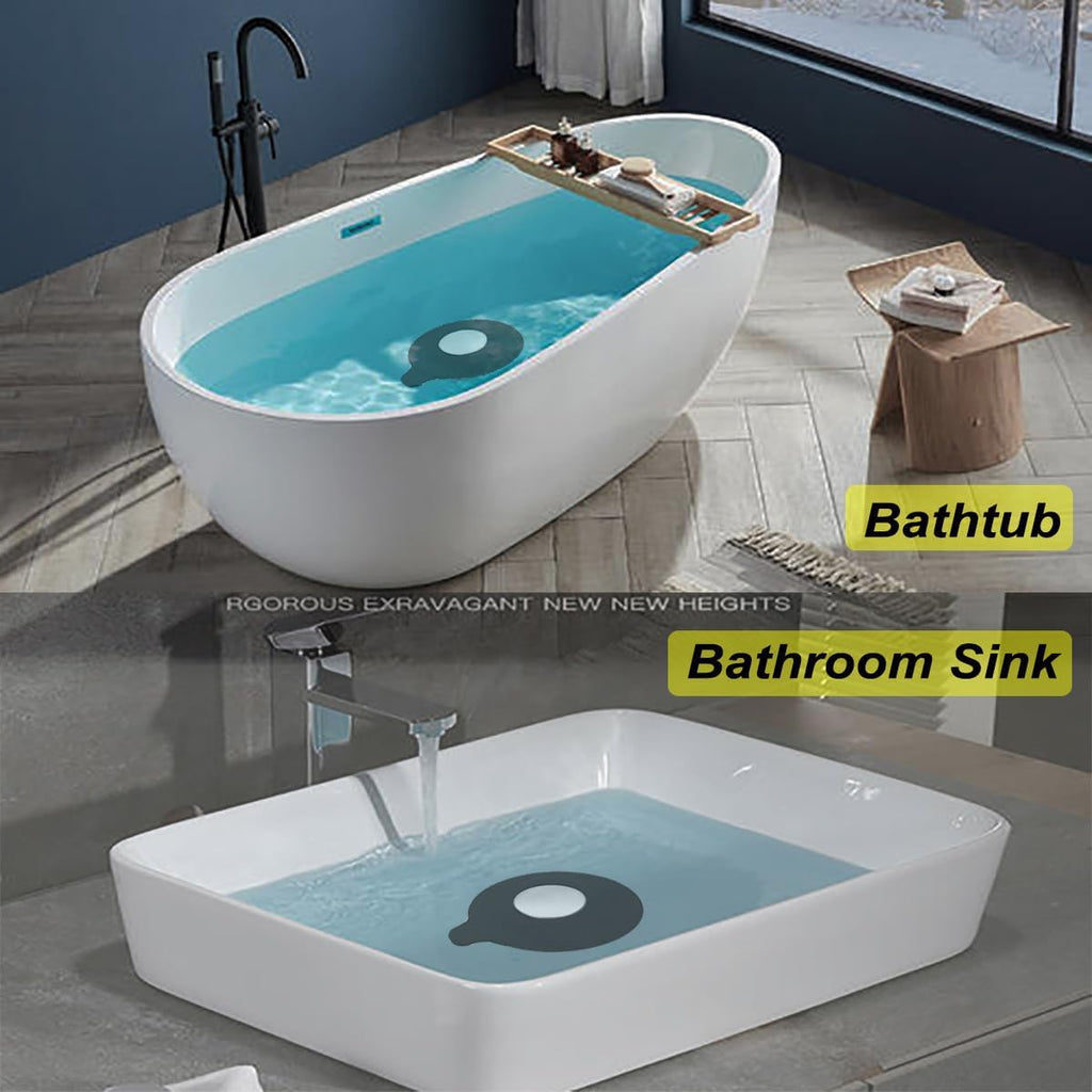 Bathroom Sink Stopper, Tub Stopper, Bathtub Drain Stopper, Bath Tub Plug, Bathtub Drain Cover, Bathtub Drain Plug, Sink Drain Cover, Sink Plug，Black