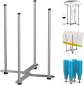 Plastic Bag & Bottle Drying Rack, Multifunctional Wine Decanter Holder, Collapsible Countertop Stand