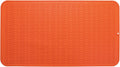 Silicone Dish Drying Mat for Multiple Usage,Easy clean,Eco-friendly,Heat-resistant Silicone Mat for Kitchen Counter or Sink,Refrigerator or Drawer Liner Orange 4XL 32 inches x 18 inches