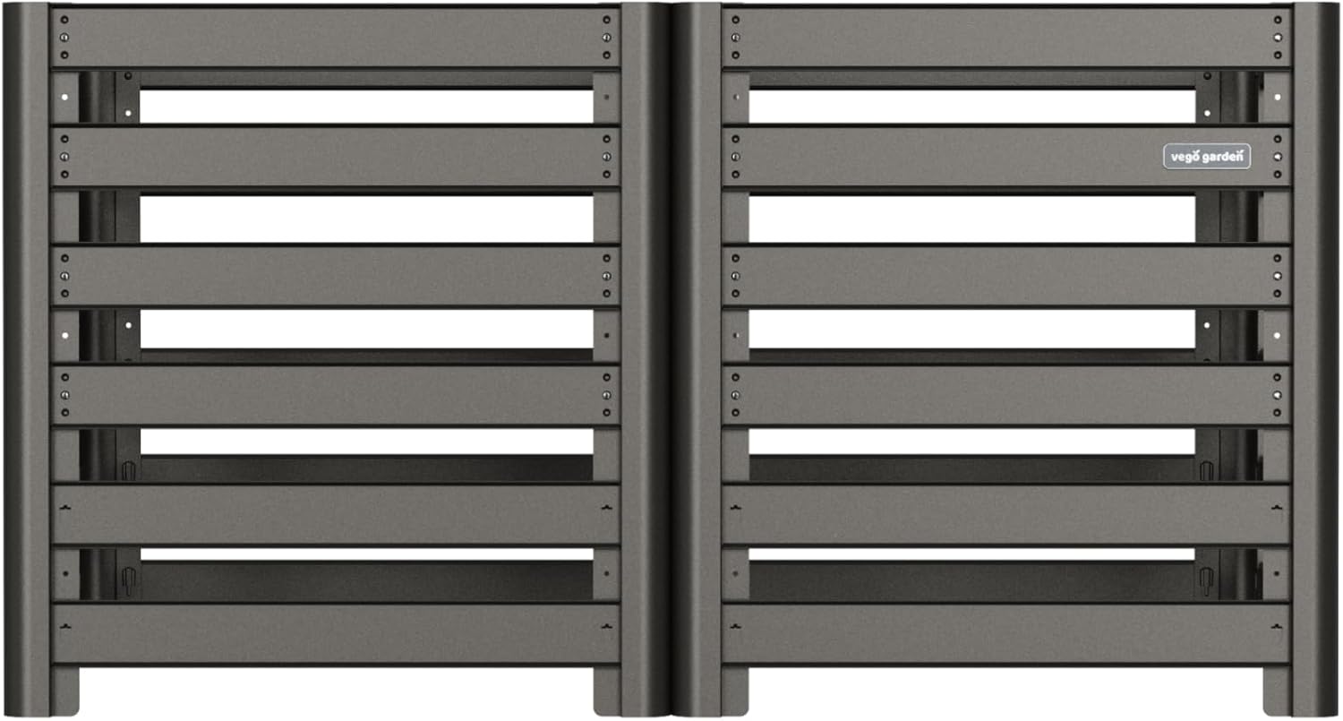 Vego Garden 32" Tall Modular Compost Bin 60" x 30" x 32"
