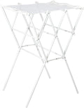 Household Essentials Clothes Drying Rack, Foldable, Expandable and Collapsible Laundry Drying Rack, White