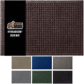GORILLA GRIP Front Door Mat, Indoor Outdoor Ultra Absorbent HydroAbsorb Doormat, Absorbs Up to 1.7 Cups of Water, Stain and Fade Resistant, Rubber Backing Doormats, Captures Dirt, 29x17 Coffee