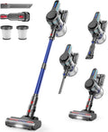 NADALY Cordless Vacuum Cleaner for Home, 8-in-1 Powerful Stick Vacuum Cordless with 45Mins Runtime, Anti-Tangle, Lightweight, 1.5L Dust Cup, Rechargeable Vacuum for Hardwood Floor Carpet Pet Hair