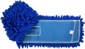 KLEEN HANDLER 36 Inch Microfiber Dust Mop Bulk Pack of 12, Large Washable Commercial Mop Head Replacement, Sweeper, Janitorial Supplies, Blue