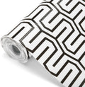 Glotoch Shelf Liner 17.5" x30 ft- Non Adhesive Refrigerator, Kitchen, Drawer Liners, Waterproof and Durable Fridge Table Place Mats for Cupboard, Cabinet, Drawer Liner，White Labyrinth