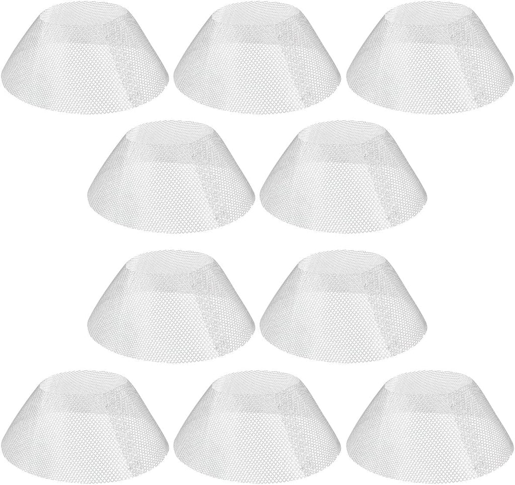 10 Pcs Round Range Hood Filters Filter Replacement Grease Net for Kitchen Range Hood (19 cm in diameter), ZY-Filter Net-10pcs