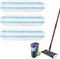 3PCS Replacement Mop Pads for O-Cedar H2prO Flat Mop System,Microfiber Mop Pad Easy Clean for All Hard Floors,Reusable & Machine Washable