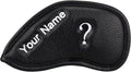 CRAFTSMAN GOLF 12pcs or 1pc Thick Synthetic Leather Golf Iron Head Covers Set Headcover Fit All Brands Callaway Ping Taylormade Cobra Etc. Also Custom Name