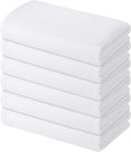 Homaxy 100% Cotton Waffle Weave Kitchen Towels - 6 Pack Soft and Absorbent Dish Towels - 16 x 26 Inches Quick Dry Hand Towels - White