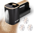 Rechargeable Lint Remover, Fabric Shaver Fuzz Remover, Sweater Shavers with 6-Leaf Blades, 3-Speeds Digital LED Display to Remove Pilling for Clothing and Furniture, Fuzz, Lint Ball, Black