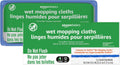 Amazon Basics Wet Mopping Cloth Refills, 24 Count (Fits Swiffer Sweeper Mop Heads)