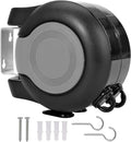 Retractable Double Clothesline – 49 ft x 2 Heavy Duty Clothes Line for Indoor & Outdoor Use, Dual Laundry Line with Easy Installation (Grey Black)