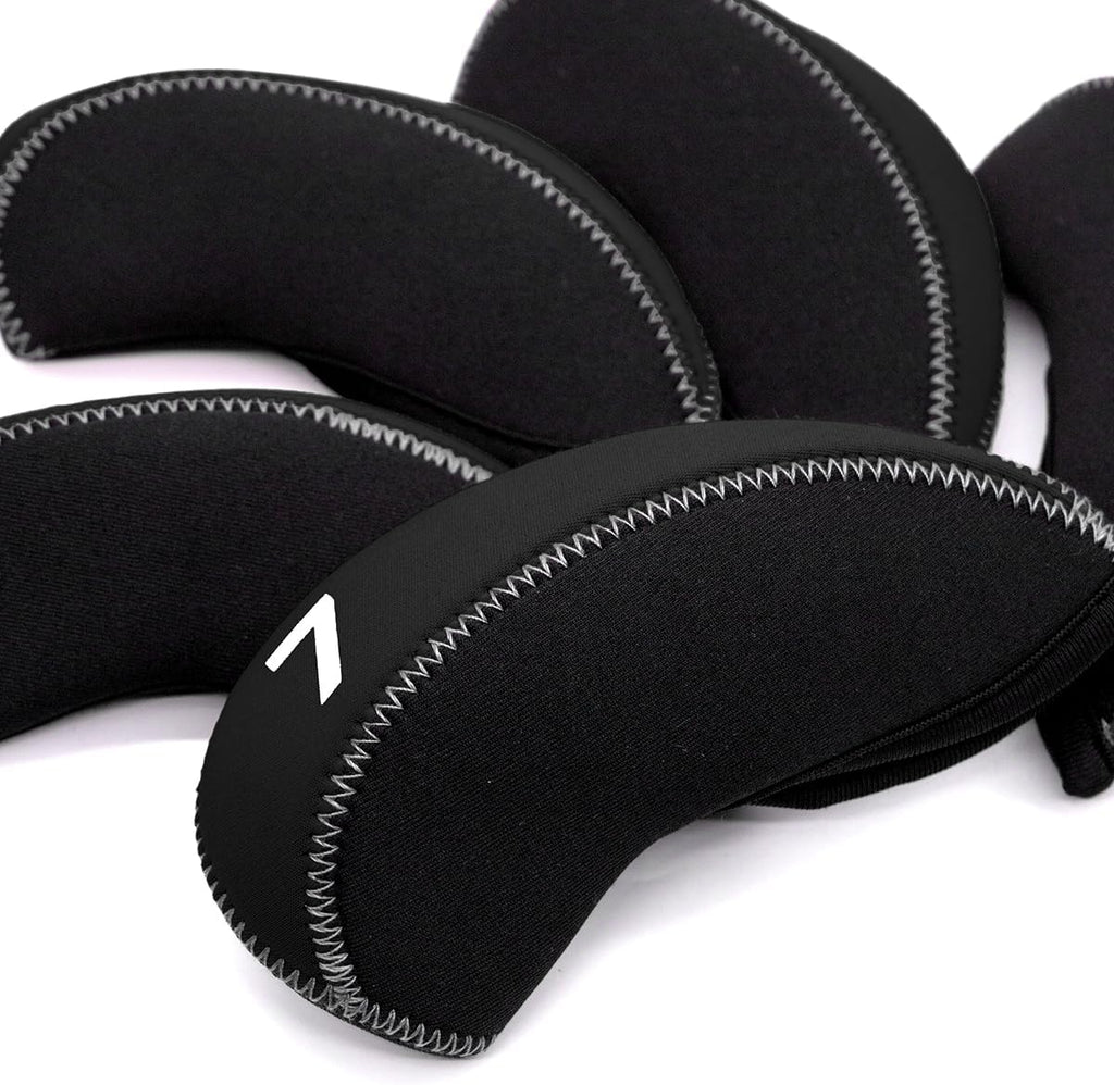 Golf Iron Covers for Golf Clubs Neoprene Golf Iron Cover Set 11pcs/10pcs Golf Iron Headcovers Golf Club Head Covers Fit All Brands