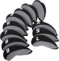 Golf Iron Covers for Golf Clubs Neoprene Golf Iron Cover Set 11pcs/10pcs Golf Iron Headcovers Golf Club Head Covers Fit All Brands