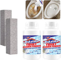 Pumice Stone for Toilet Cleaning Bowl Stick, Pumice Stone for Cleaning Hard Water Ring Remover for Household Clean Toilets, Bathroom, Kitchen Sink, Grill 2+2pcs