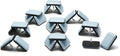 Furniture Sliders-Furnigear (Teflon) Nail in Chair Glides for Carpet and Hardwood Floor - Move Your Furniture Easily & Safely - Best Floor Protector (1x1-3/8-24 Pack)