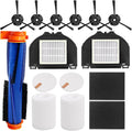 RV2310AE Replacement Parts for Shark AV2310AE/RV2320S/RV2300S/UR2350AE/UR2360S Matrix Robot Vacuum Cleaner,1 Main Brush Roller, 6 Side Brushes, 2 HEPA Filters, 2 Foam Filters(Not for RV2300/RV2310)