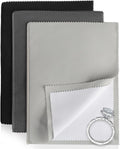 Phinus 3PCS Jewelry Cleaning Cloth, 10'' x 12'' Silver Polishing Cloth Jewelry, 100% Cotton Jewelry Cloth Polishing for Cleaning Gold, Diamonds, Platinum, Gemstones, Coins