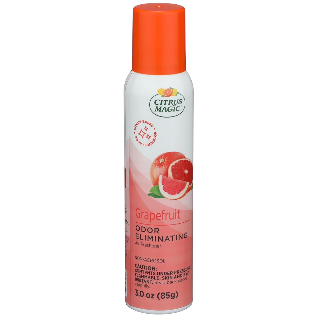 Citrus Magic Odor Eliminating Air Freshener Spray, Grapefruit, 3-Ounce, Pack of 3