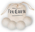 Tru Earth Wool Dryer Balls, Set of 4 XL 100% Wool Anti-Static Balls for Laundry, Reusable & All Natural