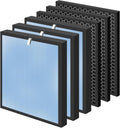 HSP001 True HEPA Filter Replacements for Air Purifier Filters HSP001,4 in 2 H13 True HEPA Filter with Activated Carbon Pre-Filter,3 Pack