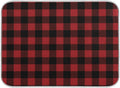 Red and Black Buffalo Plaid Dish Drying Mat 16x18 for Kitchen Merry Christmas Winter Xmas Dishes Pad Dish Drainer Rack Mats Absorbent Fast Dry Kitchen Accessories