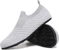 QZKDM Lightweight Slip on Grip Indoor House Slippers Barefoot Non Slip Home Exercise Yoga Shoes for Men Women