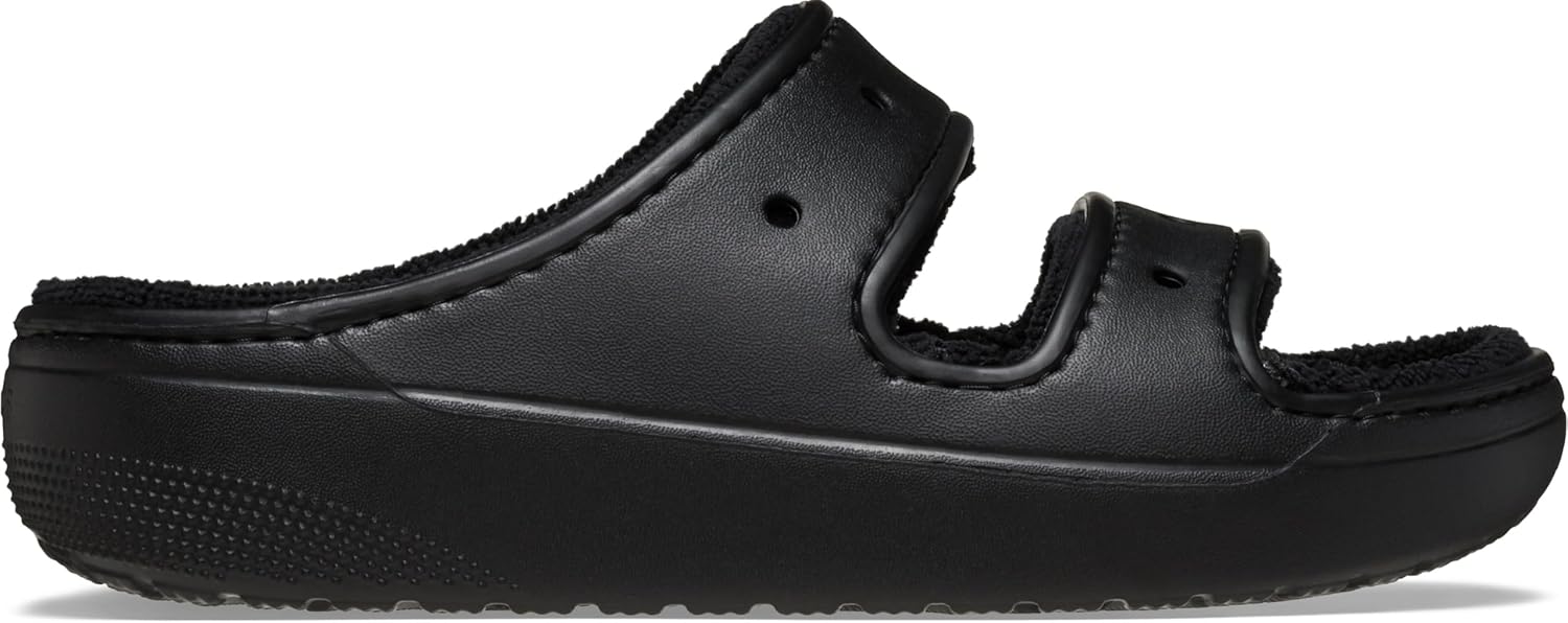 Crocs Unisex Adult Classic Cozzzy Towel Sandals, Fuzzy Slippers and Slides