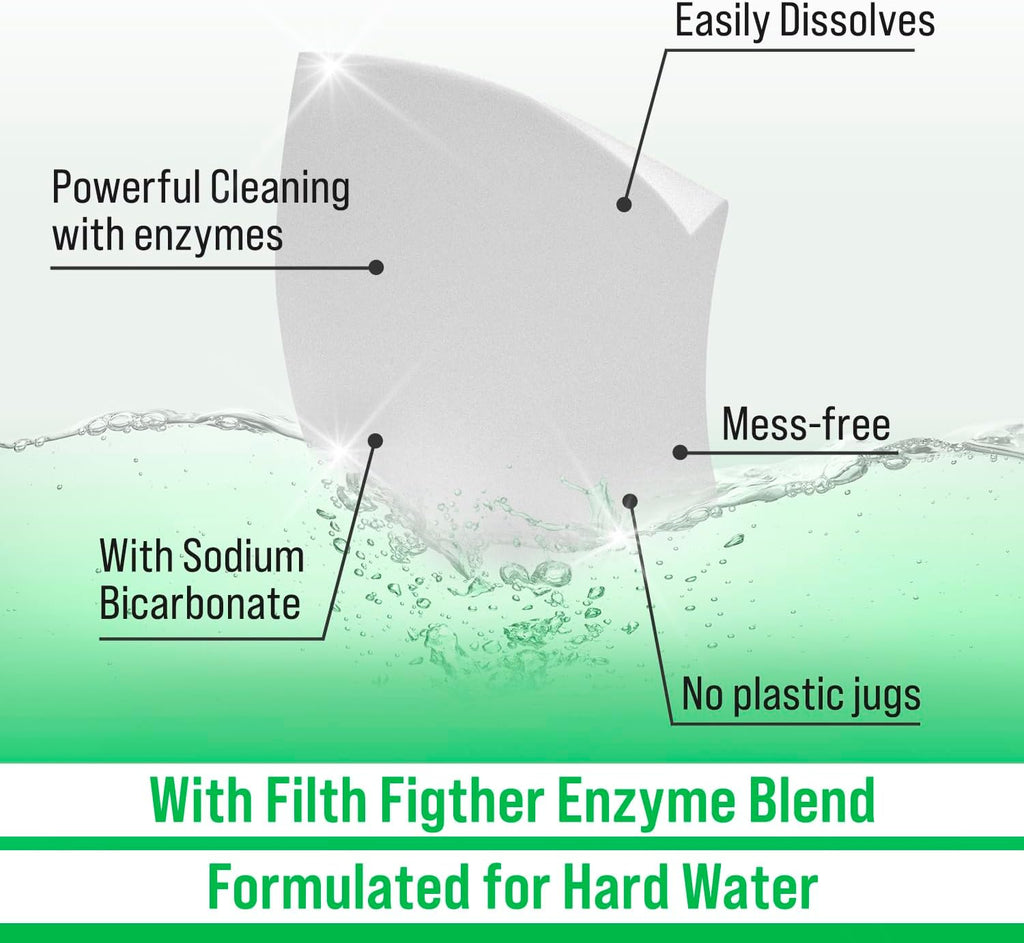 Rockin' Green Hard Rock Travel Laundry Detergent Sheets for Hard Water - Mess-Free Laundry Sheet Detergent with Sodium Bicarbonate - Easily Dissolvable Laundry Soap Sheets (104 Loads, AC/DSea Breeze)