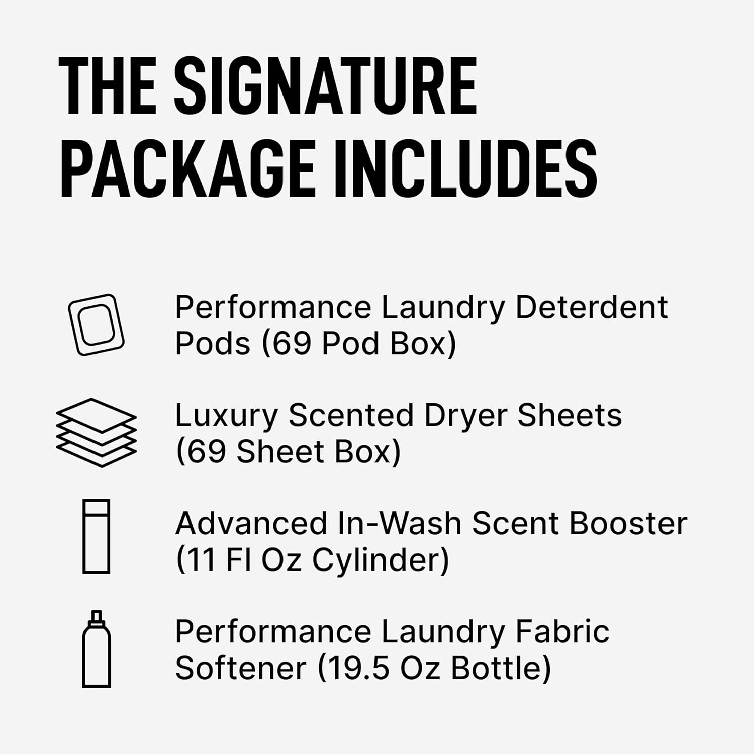 Laundry Sauce - Signature Bundle Australian Sandalwood, Scented Laundry Detergent Pods & Scent Booster, Fabric Softener, Dryer Sheets, Fabric Protection, Essential Oils, Long Lasting Luxury Fragrance