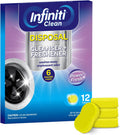 Garbage Disposal Cleaner and Deodorizer Tablets - Kitchen Sink Cleaner and Deodorizer, Septic Safe, Lemon Scent, Removes Odor-Causing Residues (12 Pack)