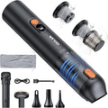 OXILAM Car Vacuum Portable - Handheld Vacuum Cordless 14000PA High Power, Blow & Suction 2 in 1, Up to 30 Mins Runtime, Cordless Vacuum Cleaner for Home, Pet, Car, Office (Black)