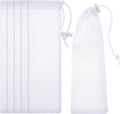 Lint Traps Catcher for Washing Machine Nylon Mesh Lint Traps for Home Laundry Washing Machine Drain Systems Discharge Hoses Filter, 9.4 x 3.1 Inch (6 Pieces)