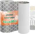 OcePor Non-Adhesive Drawer and Shelf Liner 12IN x 30FT，Non Slip Cabinet and Cupboard Liner, Kitchen Cabinet Liners for Shelves, Waterproof Drawer Shelf Liners for Cabinets/Bathroom Cupboard